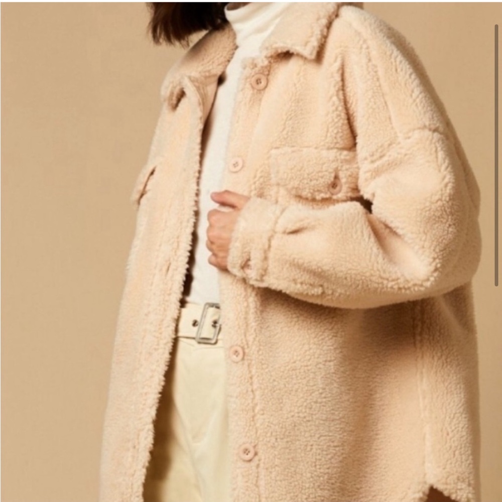 Choosy Sherpa Jacket - Cream